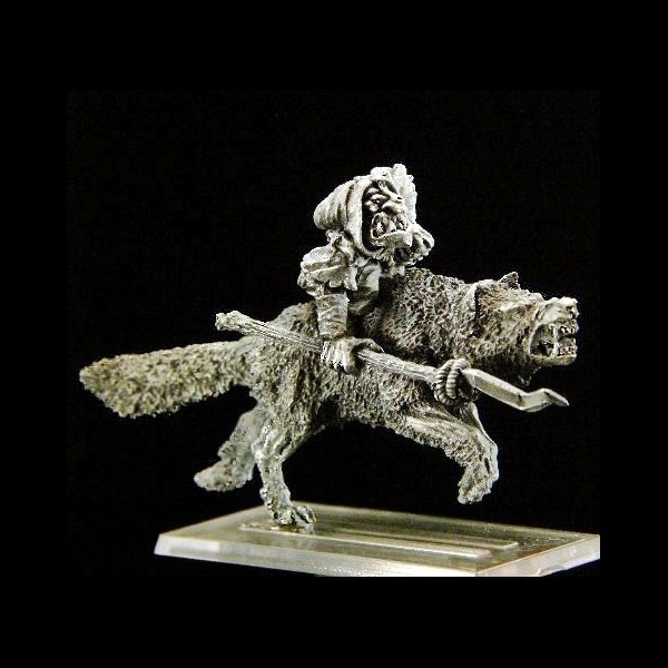 Goblin Wolf Rider II GZM0438 Orcs and Goblins Gamezone Miniatures